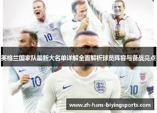 英格兰国家队最新大名单详解全面解析球员阵容与备战亮点
